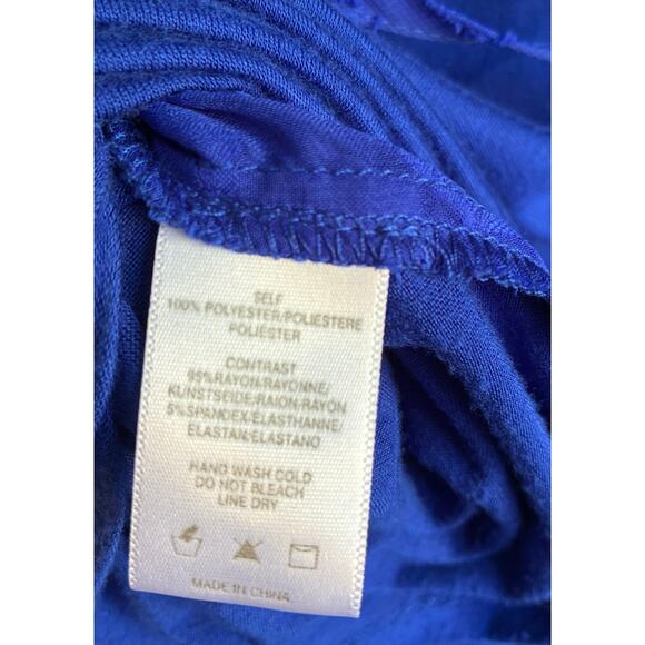 Sunday in Brooklyn Anthropologie Blouse Floral Blue Large - Picture 5 of 11